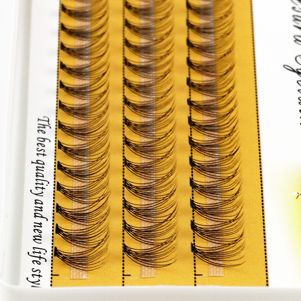 10D Faux Mink Eyelash Clusters - Eyelash Extension Russian recension och pris