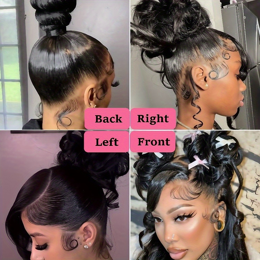 HD 360 Full Lace Wig with Invi - Eyelash Extension Natural Look recension och pris