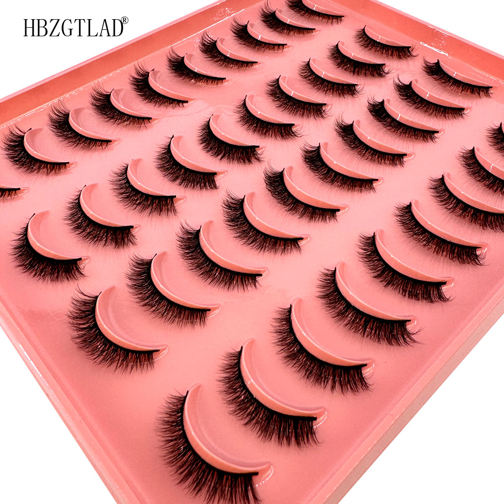 New 20 Pairs Natural Long 3D M - Eyelash Extension For Asian Eyes recension och pris