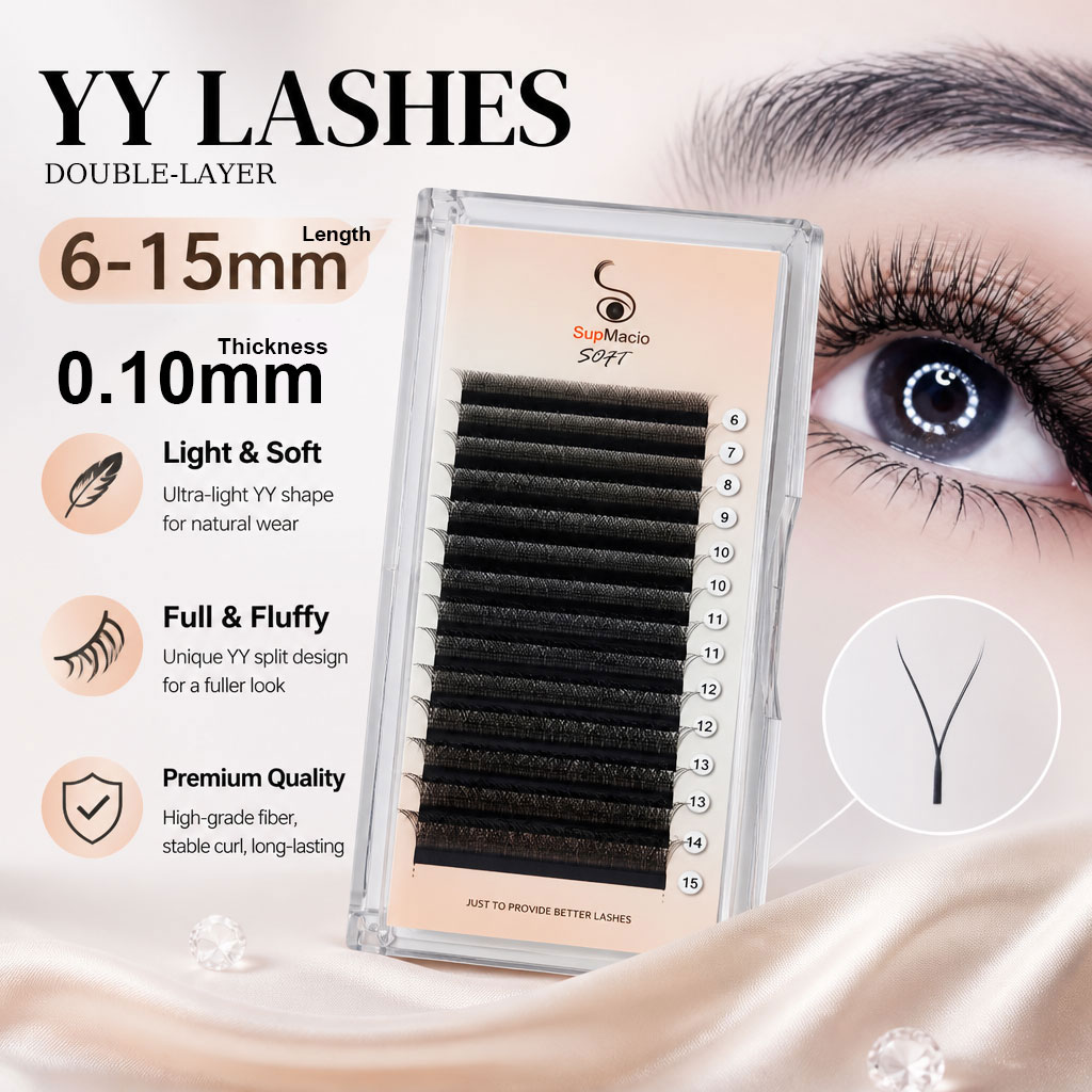 Supmacio 0.10 mm YY Lash Y Sha - Eyelash Extension Human Hair recension och pris