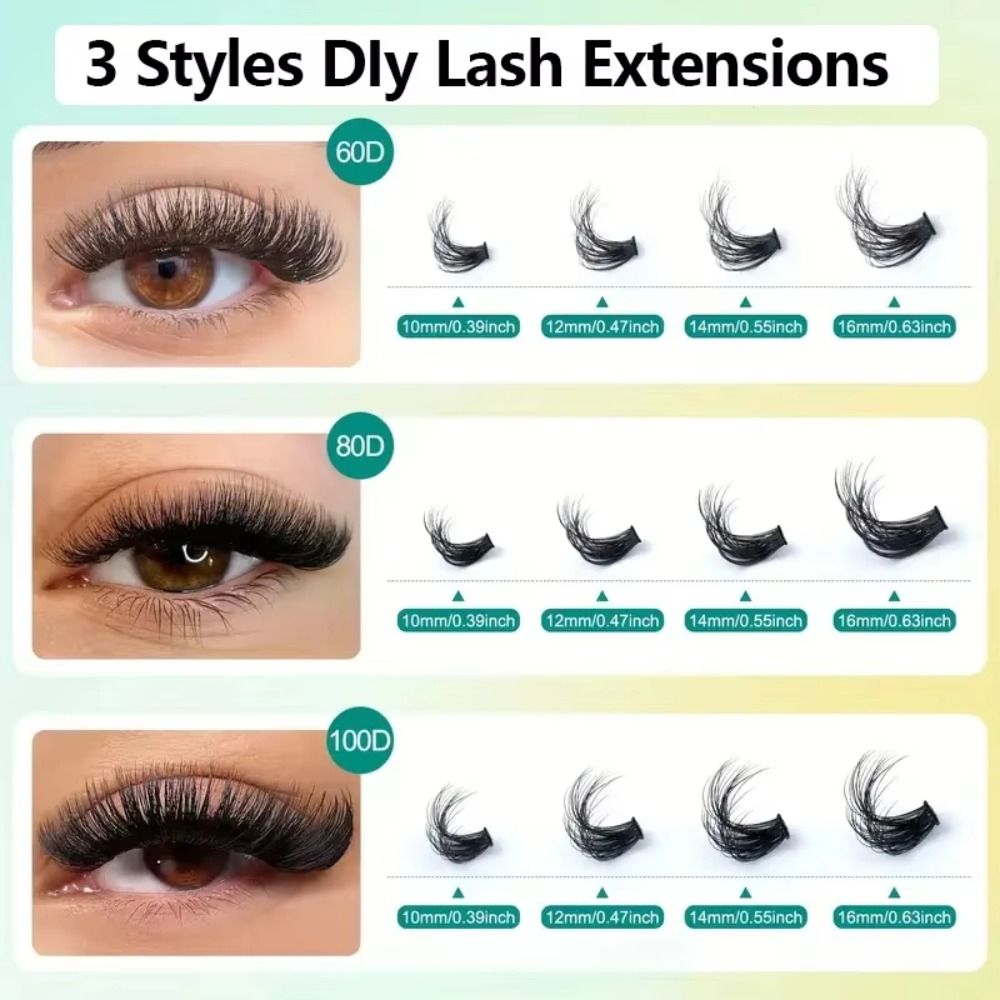 Natural Look False Eyelashes B - Eyelash Extension Look recension och pris