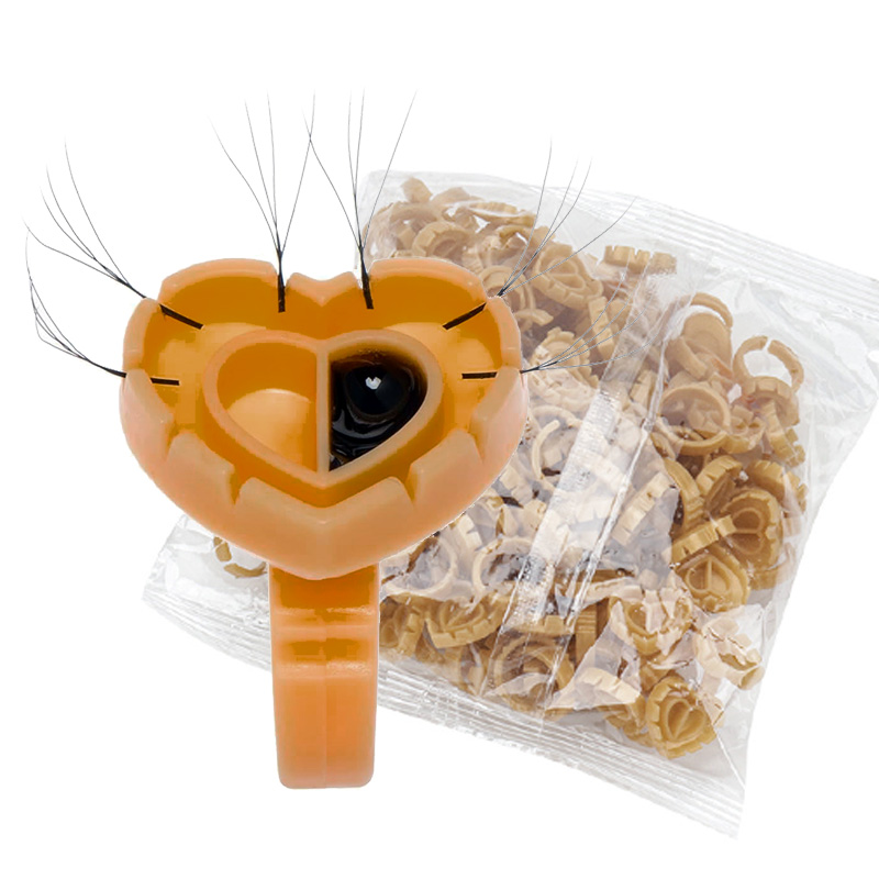 500PCS Glue Rings for Lash Ext - Eyelash Extension Look recension och pris