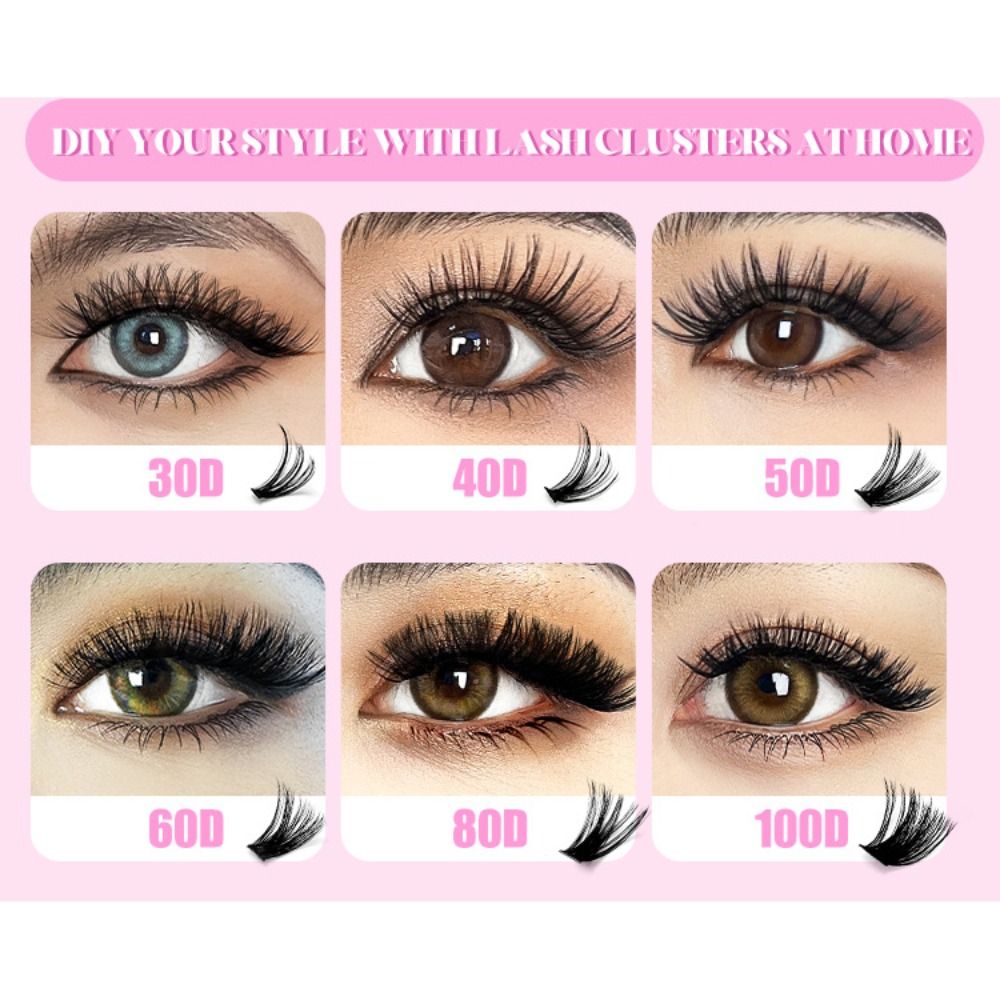 9-16mm Length False Eyelashes  - Eyelash Extension Look recension och pris