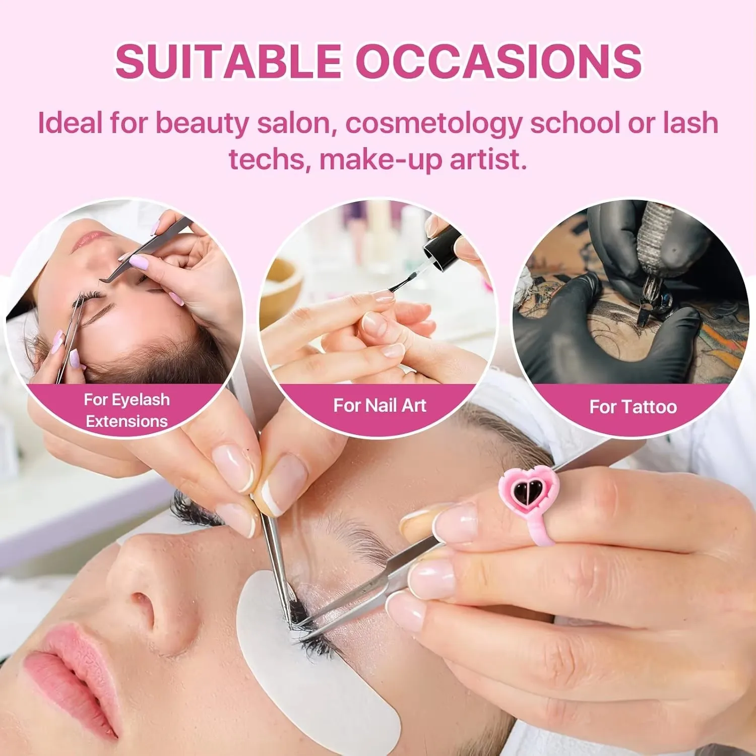 100Pcs Wholesale Disposable Ey - Eyelash Extension Look recension och pris