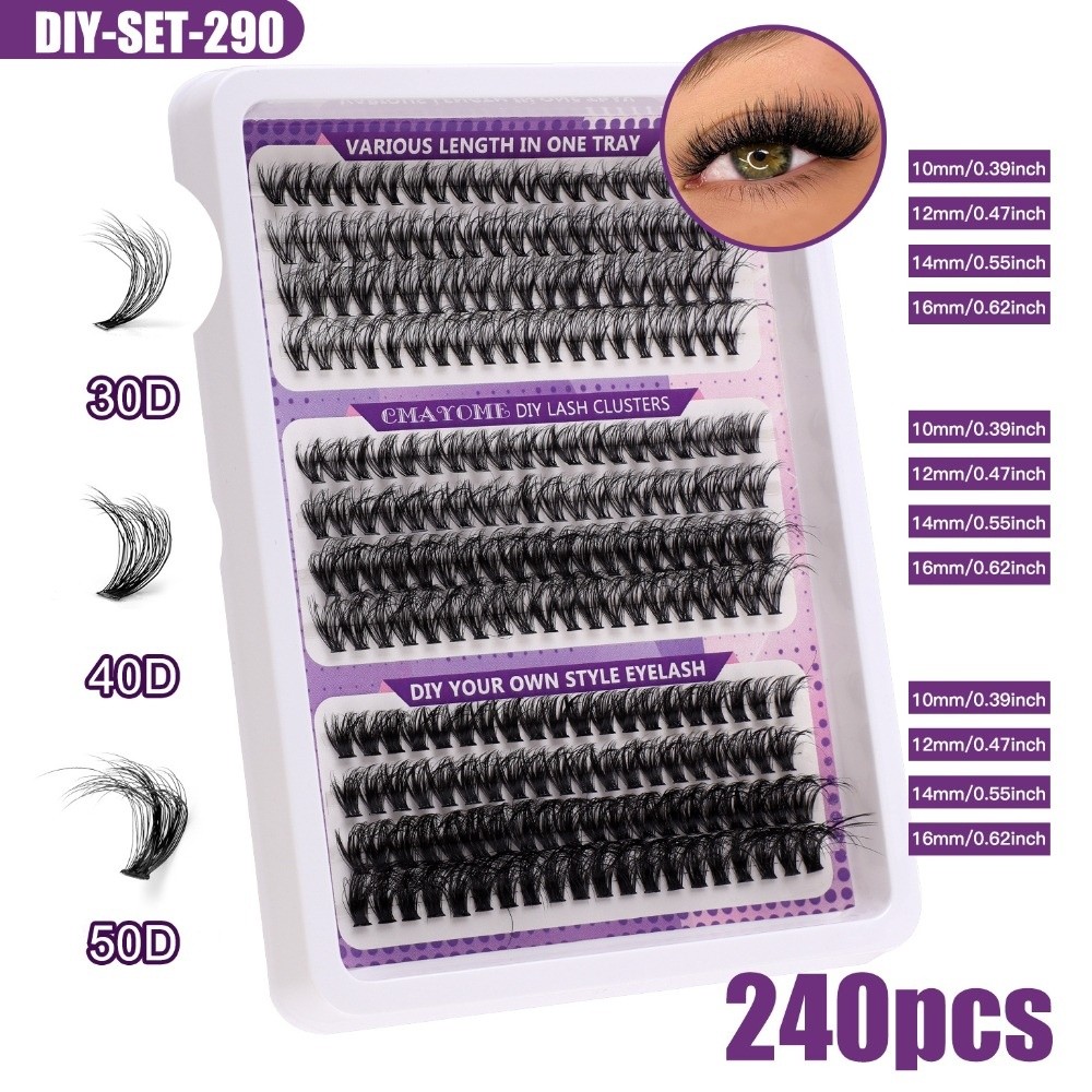 Natural Look False Eyelashes W - Eyelash Extension Look recension och pris