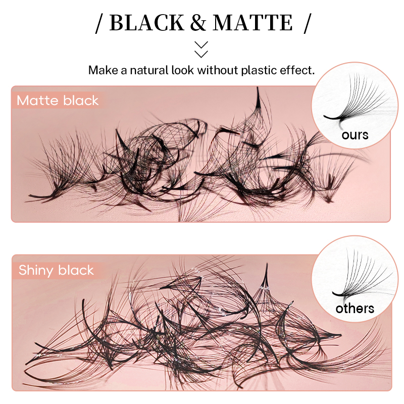 500 Premade Loose Lashes Pro M - Eyelash Extension For Asian Eyes recension och pris