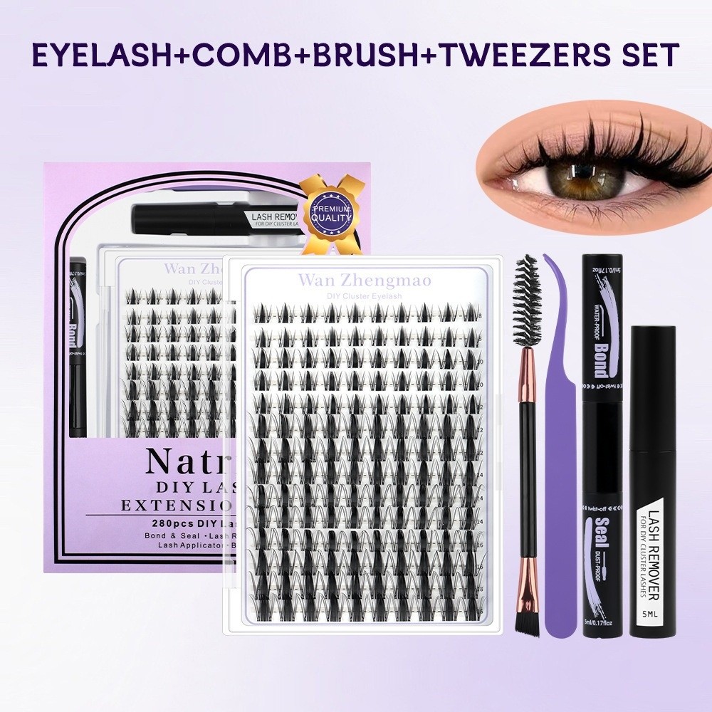 8-18mm Length False Eyelashes  - Eyelash Extension Look recension och pris
