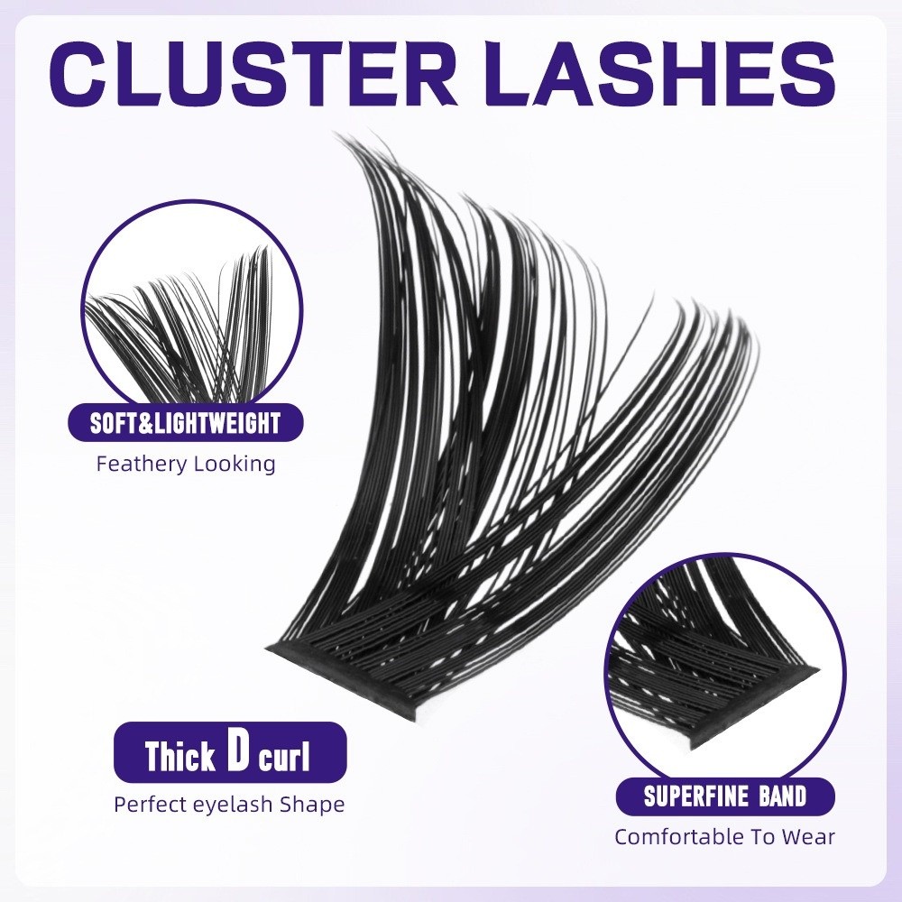 8-18mm Length False Eyelashes  - Eyelash Extension Look recension och pris