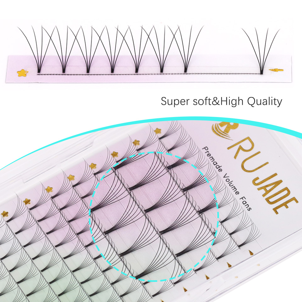 Rujade Premade Volume Fans Sho - Eyelash Extension Russian recension och pris