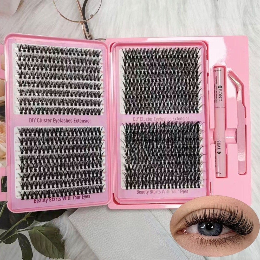 New Thick Long False Eyelashes - Eyelash Extension Look recension och pris