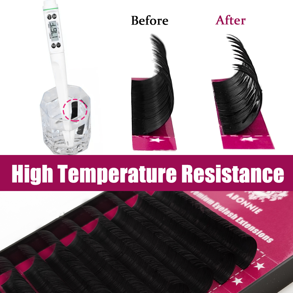 Abonnie 8-17mm Faux Individual - Eyelash Extension Human Hair recension och pris